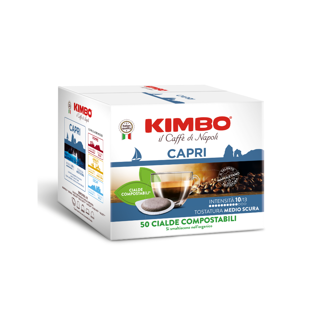 Kimbo Cialde Compostabili Le Meraviglie del Gusto Capri