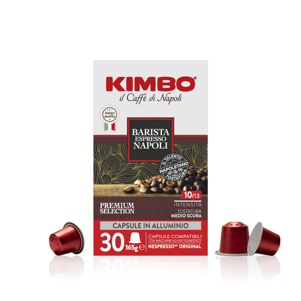 Kimbo Nespresso Original Alluminio Barista Espresso Napoli