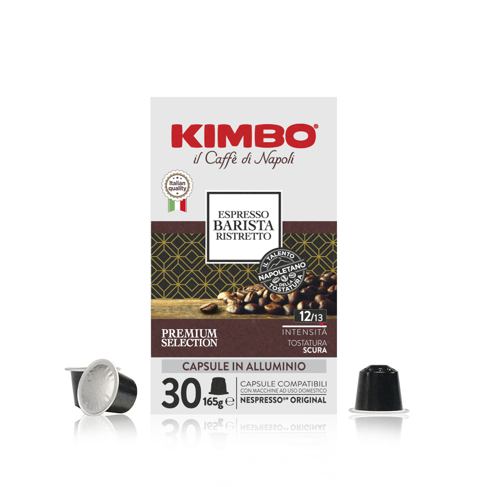 Kimbo Nespresso Original Alluminio Espresso Barista Ristretto