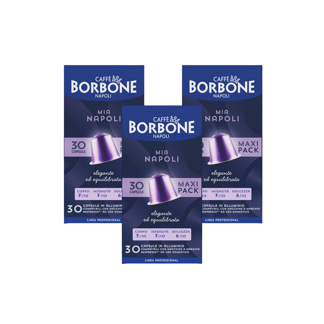 Caffè Borbone Capsule alluminio Nespresso Original Mia Napoli