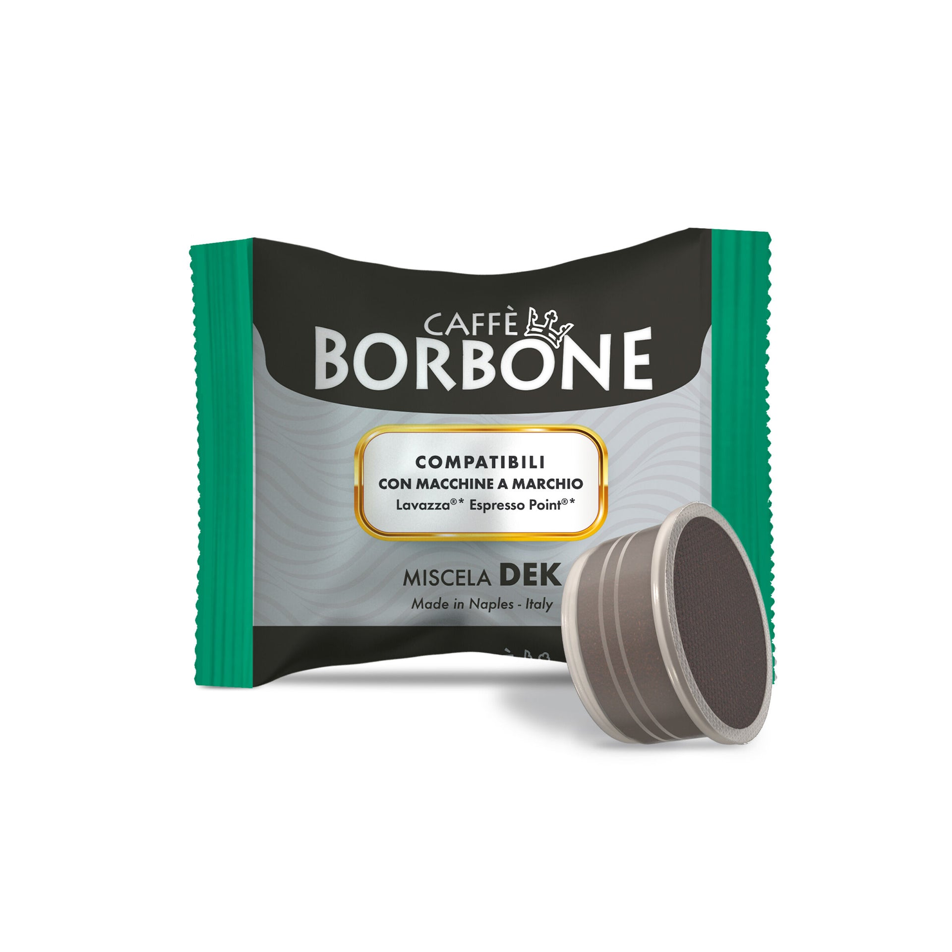 Caffè Borbone Capsule Espresso Point Miscela Verde Dek