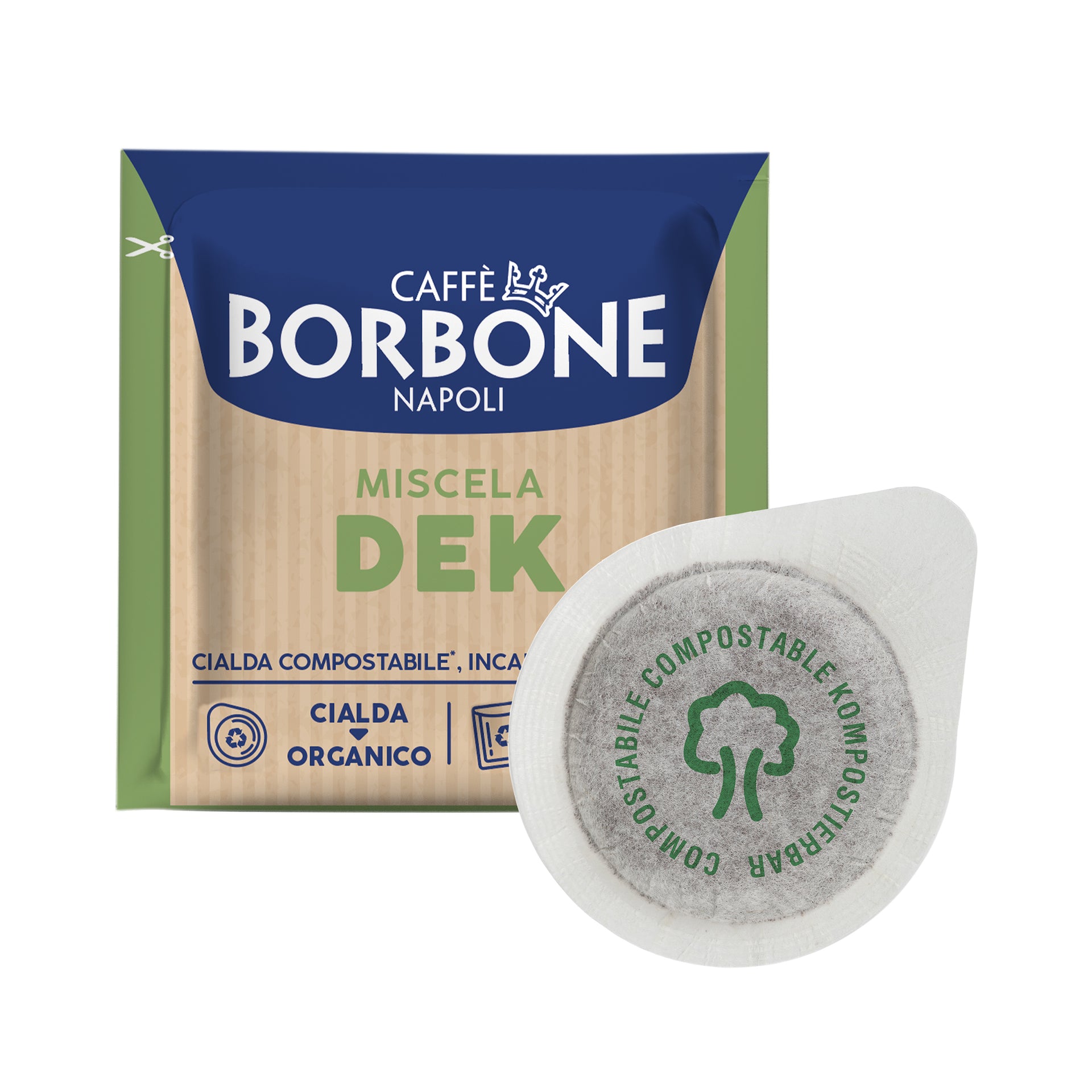 Caffè Borbone Cialde ESE 44 mm Miscela Verde Dek
